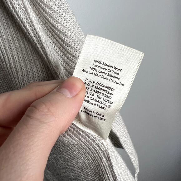 Wilfred Light Gray Olivie Sleeveless Cardigan LAST CALL - Picture 5 of 7